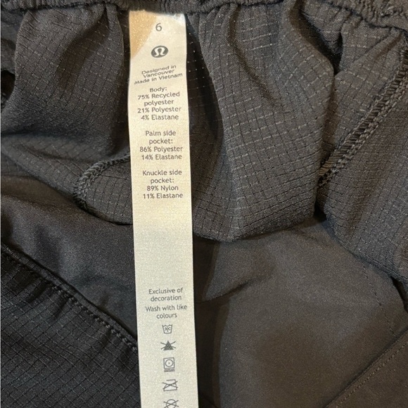 Lululemon Sz 6 Ventlight Cargo Mid Rise Crop 26" In Black - Picture 7 of 9